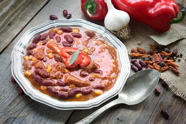Chili con carne — Fotografie, imagine de stoc