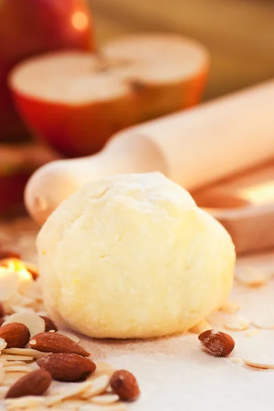 Ingredientes pastel de manzana — Foto de Stock