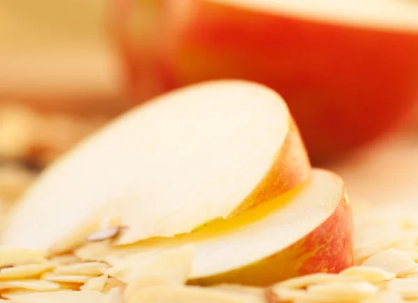 Apfelkuchenscheiben — Stockfoto