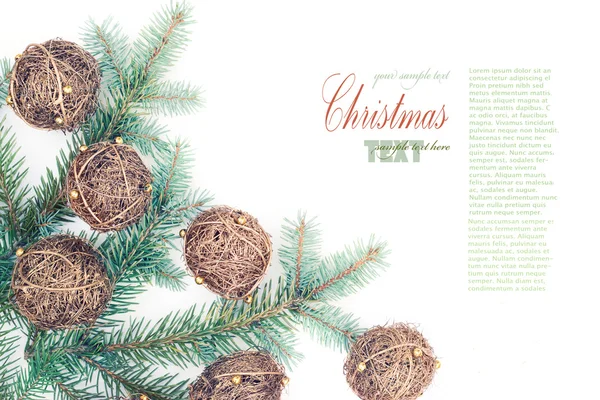 Handgemaakte Kerst ornamenten — Stockfoto