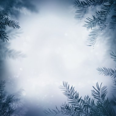 Festive winter background clipart