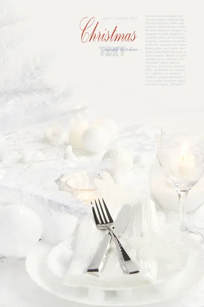 Vánoční večeře — Stock fotografie