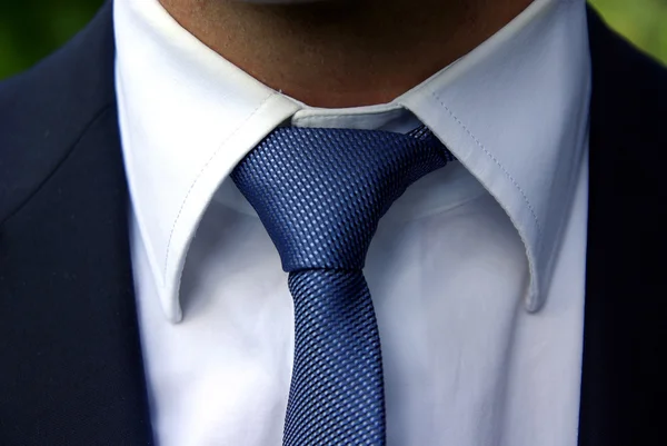 Perfecte stropdas knoop — Stockfoto