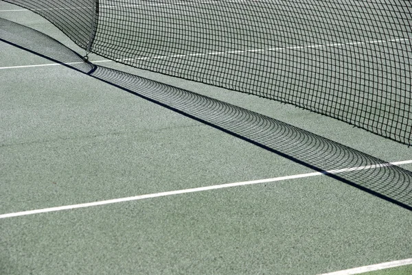 Tennis court net detail — Stock Photo, Image