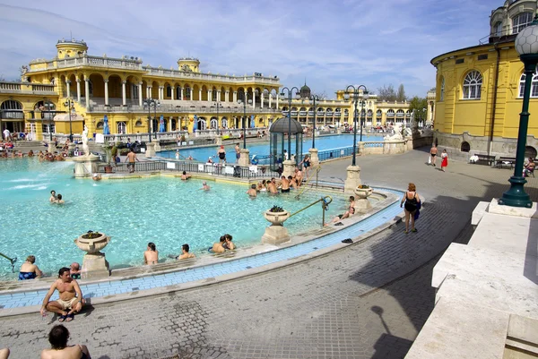 Szechenyi baths överblick — Stockfoto