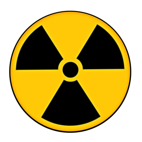 Nuclear alert sign — Stock Photo, Image
