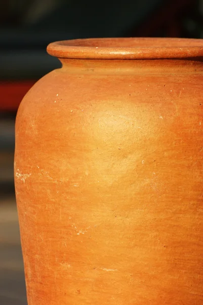 stock image Decorative clay pot