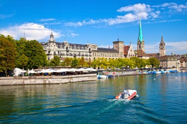 Limmat River, Zurich clipart