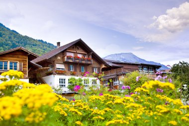 Brienz village in Switzerland