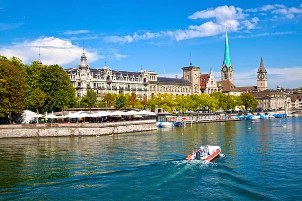 Limmat River, Zurique — Fotografia de Stock