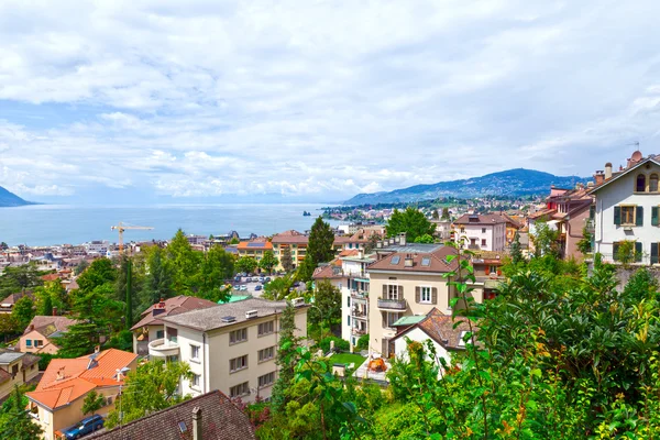 Montreux Town, Svizzera — Foto Stock