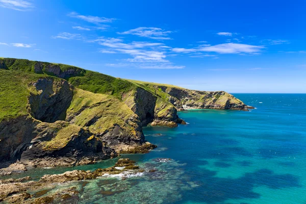 Stock image Cliff at Cornish coast near Port Issac, Cornwall, England