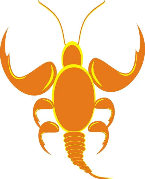 Skorpion niebezpieczny — Wektor stockowy