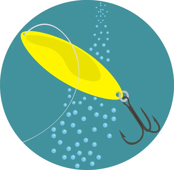 Matériel de pêche — Image vectorielle