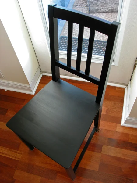 Zwarte stoel — Stockfoto