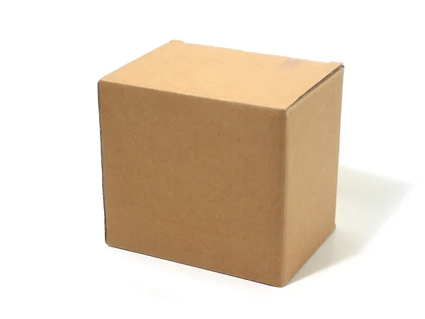 Prázdný box karton — Stock fotografie