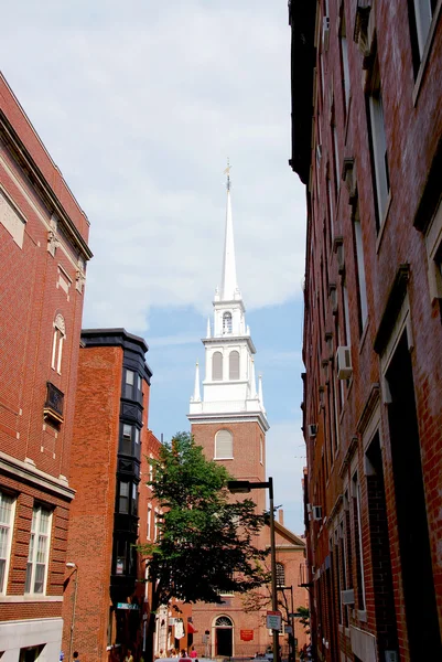 보스톤의 오래 된 북쪽 교회 — 스톡 사진
