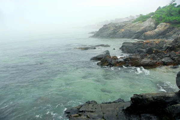 Mlha pobřeží maine — Stock fotografie