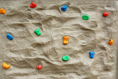 Rock climbing wall clipart