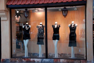 Boutique window clipart