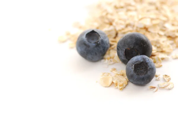 Blueberry oats — Stock Photo, Image
