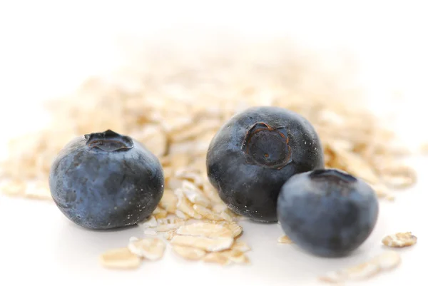 Blueberry oats — Stock Photo, Image