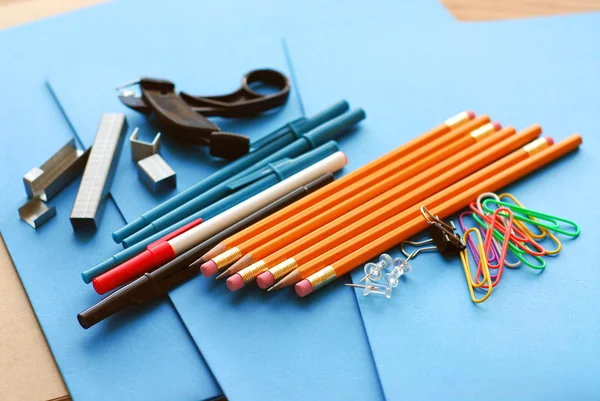 School office supplies — Stock Photo, Image