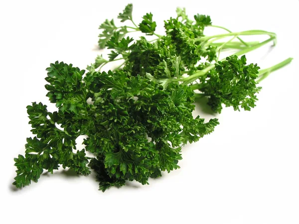 Fresh parsley on white background — Stock Photo, Image