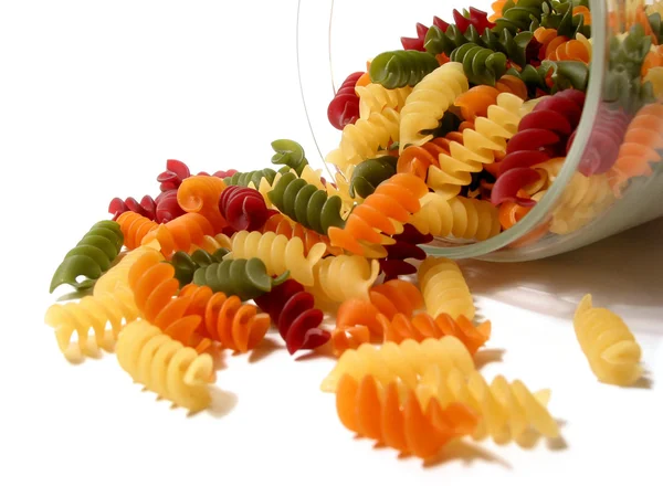 Colorful pasta jar — Stock Photo, Image