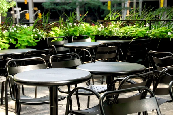 Restaurant patio — Stockfoto