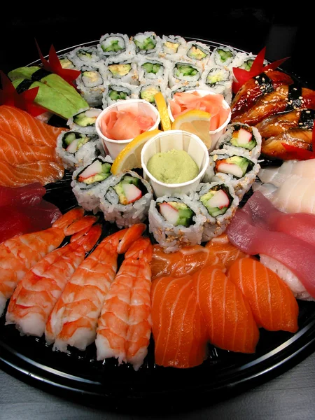 Трай партии суши — стоковое фото