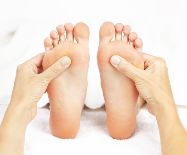 Foot massage clipart