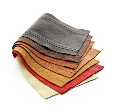 Leather samples clipart