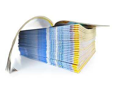 Stack of magazines clipart