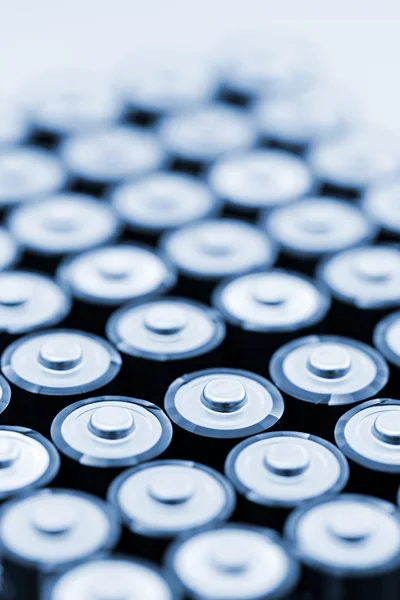 Batteries in array — Stock Photo, Image