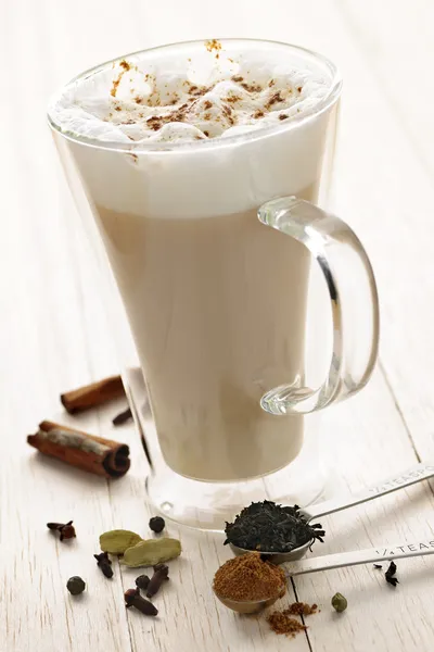 Chai latte drankje — Stockfoto