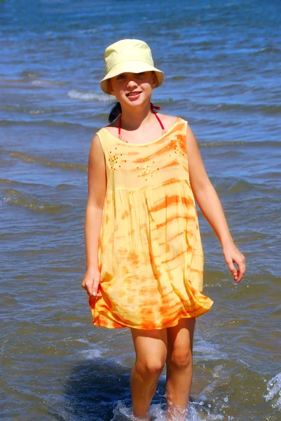Plaża dziewczyny — Zdjęcie stockowe