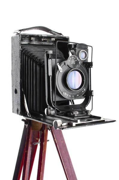 Eski fotoğraf makinesi | İzole — Stok fotoğraf