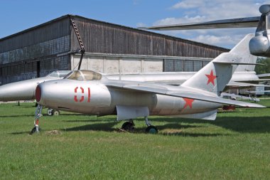 MiG-17 jet fighter clipart