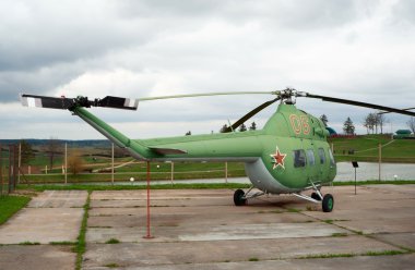 Mi-2 helicopter clipart
