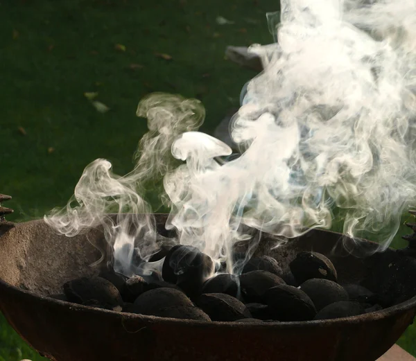 Rök i luften — Stockfoto