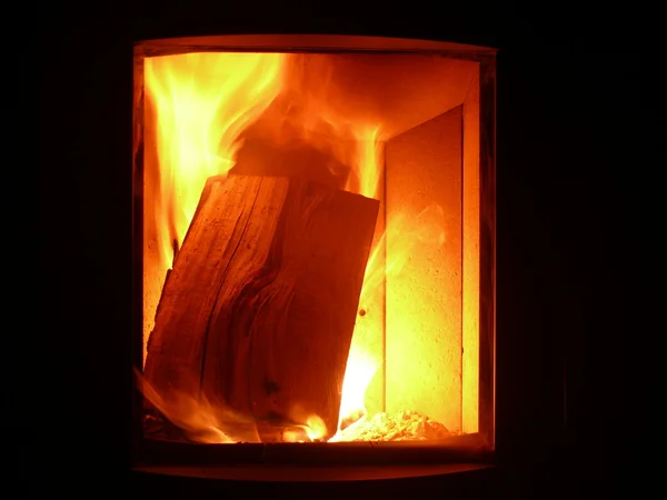 パチパチ暖炉 — ストック写真