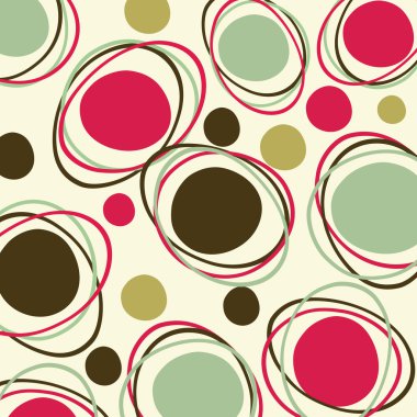 Retro - seamless pattern clipart