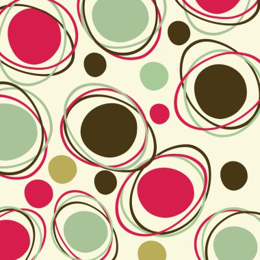 Retro - seamless pattern clipart