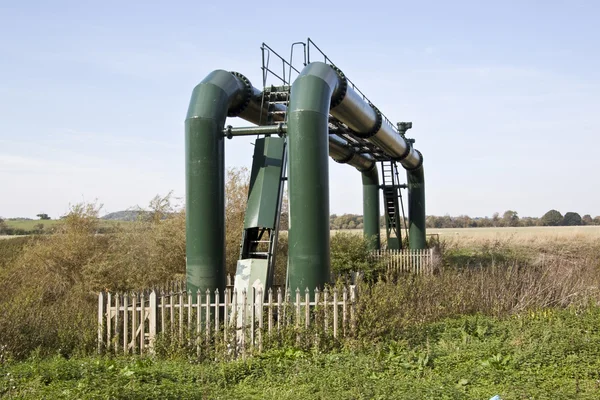 Stock image Water treatment pipes