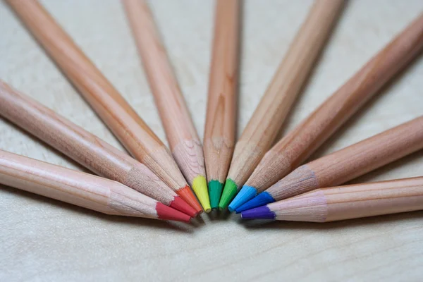 彩色铅笔 — 图库照片
