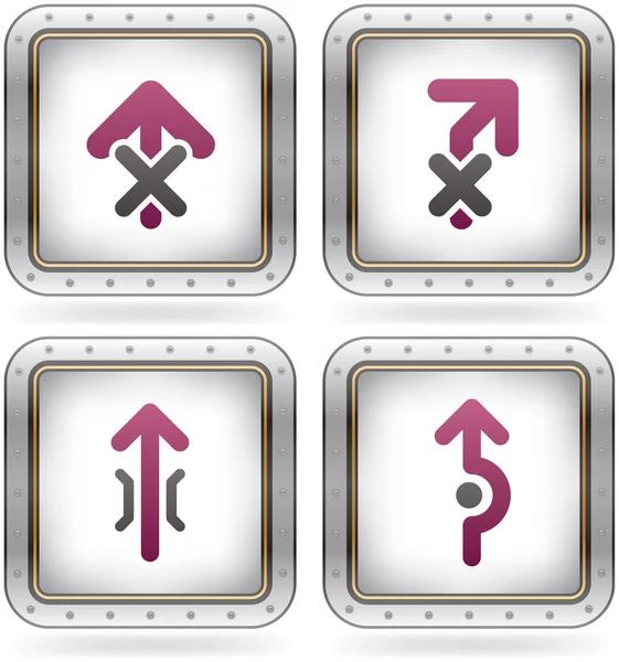 Arrows Icons — Stock Vector