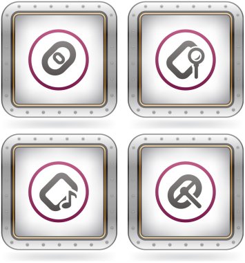 Computer Software and Hardware Icons clipart