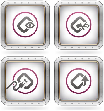 Computer Software and Hardware Icons clipart