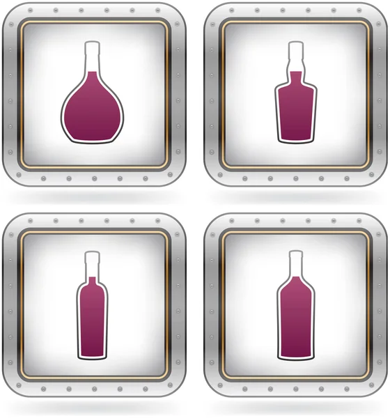 Copos de álcool —  Vetores de Stock